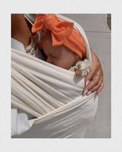 Orange Dream Puff Daisy Tie On Headwrap