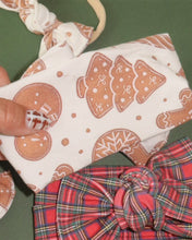 Gingerbread Tie on Headwrap