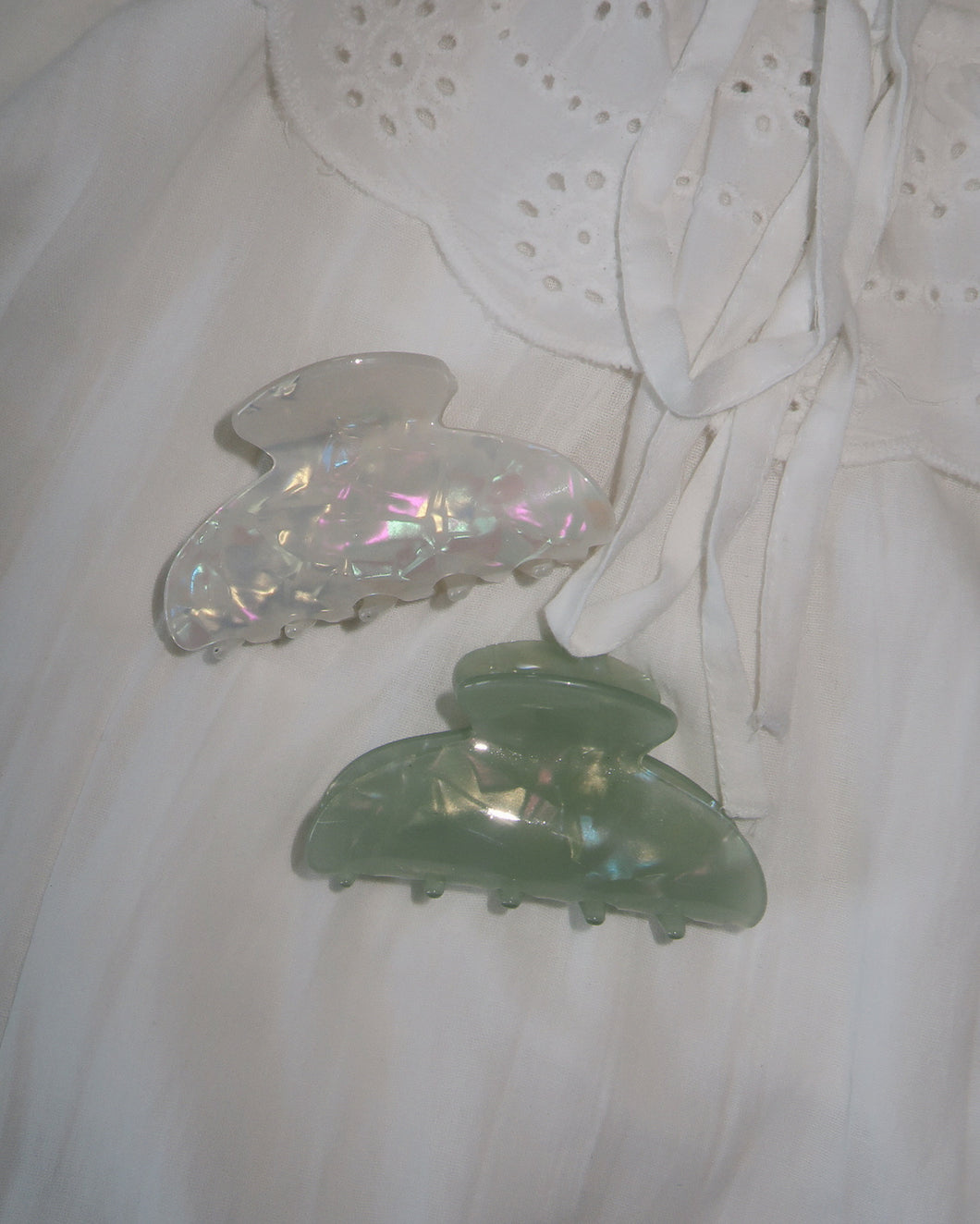 Iridescent Claw Clips set of 2