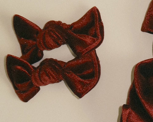 Copper Velvet BloomCLIPS or Nylon Headband