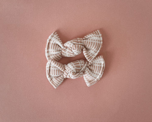Textured Blush BloomCLIPS set of 2