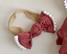 Clay Wide Ribbed BloomCLIPS or Nylon Headband