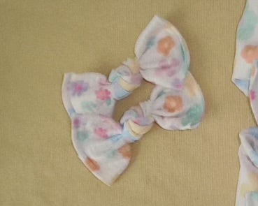 *RESTOCK* Pastel Daisy Ribbed BloomCLIPS or Nylon Headband