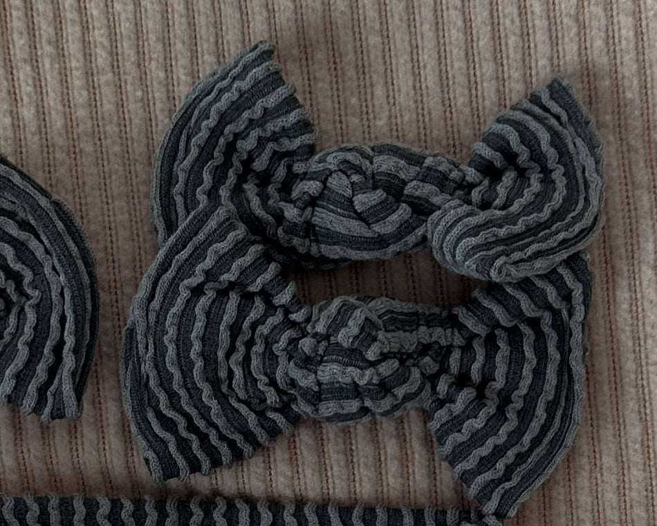 Dusty Teal BloomCLIPS or Nylon Headband