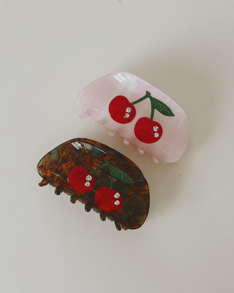 Cherry Claw Clip