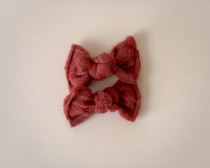 Brick Fuzzy Checker BloomCLIPS set of 2