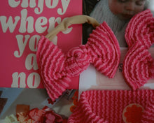 *RESTOCK* Barbie Pink Wavy Ribbed BloomCLIPS or Nylon Headband