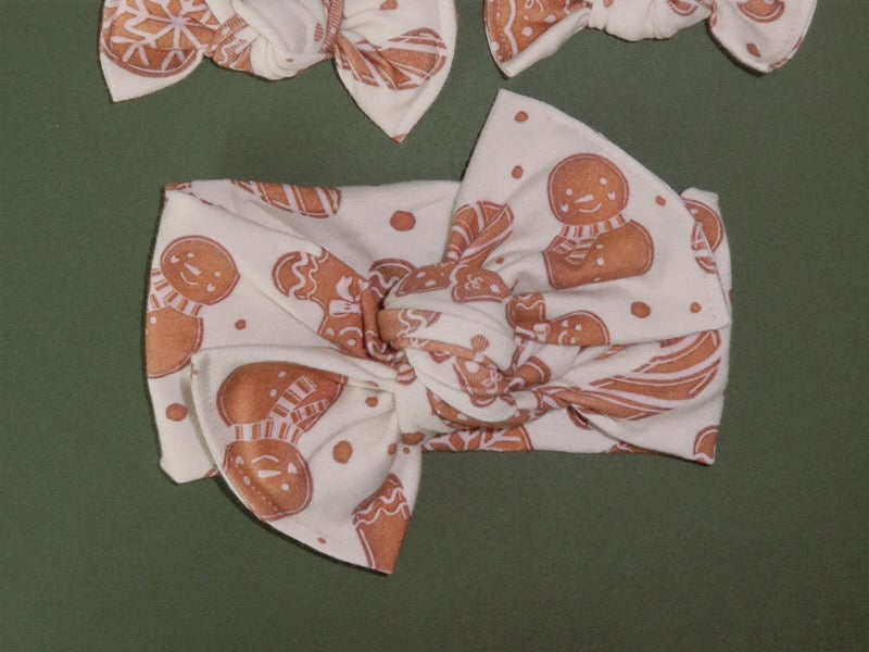 Gingerbread Tie on Headwrap