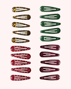Fall Barrettes set of 5