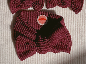 autumn berry baby girl headwrap bow 