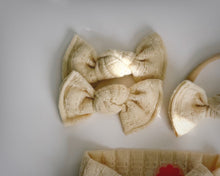 butter yellow sweater knit bows toddler piggy sets 
