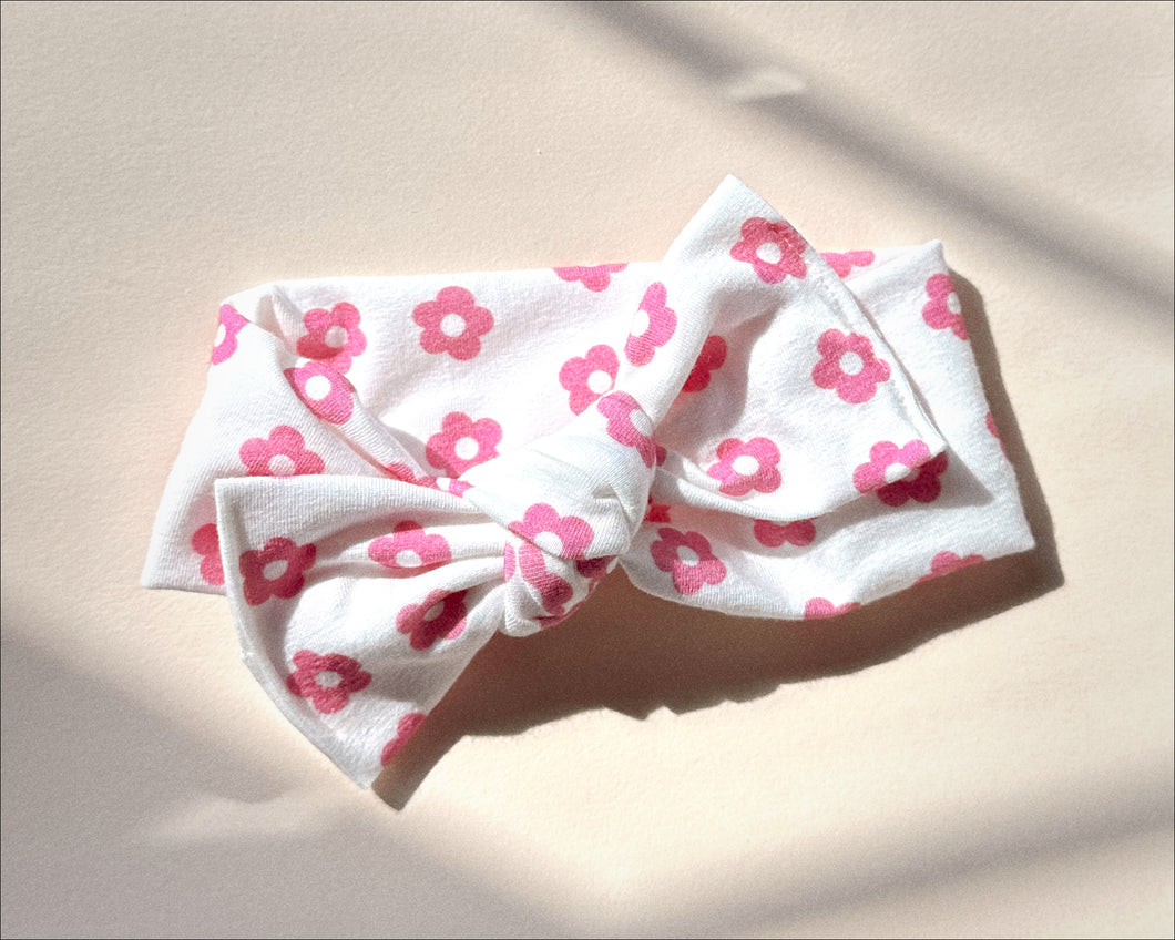 Barbie Pink Daisy Tie On Headwrap