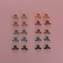 mini claw clips in so many different colors