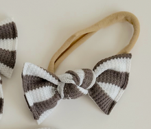 mushroom waffle stripe nylon headband for your baby girl