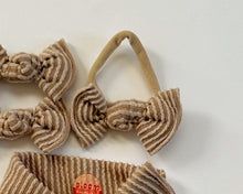 nylon headband for baby girl newborn light brown tan neutral beige