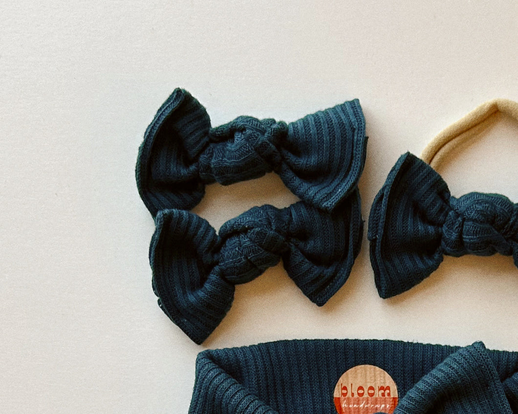 peacock sweater ribbed bloom clips for toddler baby girl