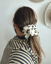 polka dot oversized scrunchie