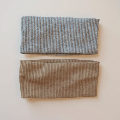 ribbed stretchy thick headband 