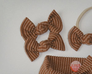 *RESTOCK* Maple Wavy Ribbed BloomCLIPS or Nylon Headband