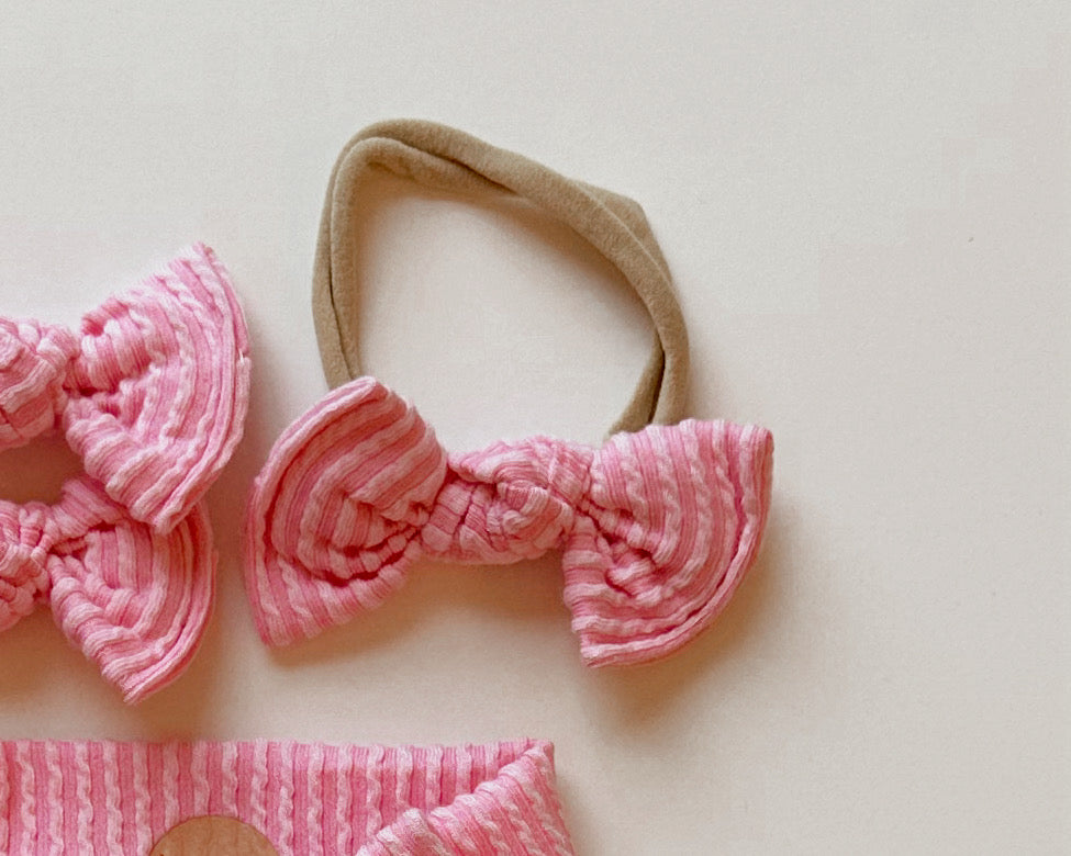 *RESTOCK* Taffy Wavy Ribbed BloomCLIPS or Nylon Headband