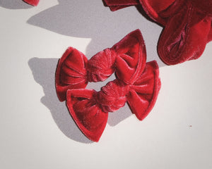 sugarplums pink velvet bloom hair clips for toddler girls piggy sets