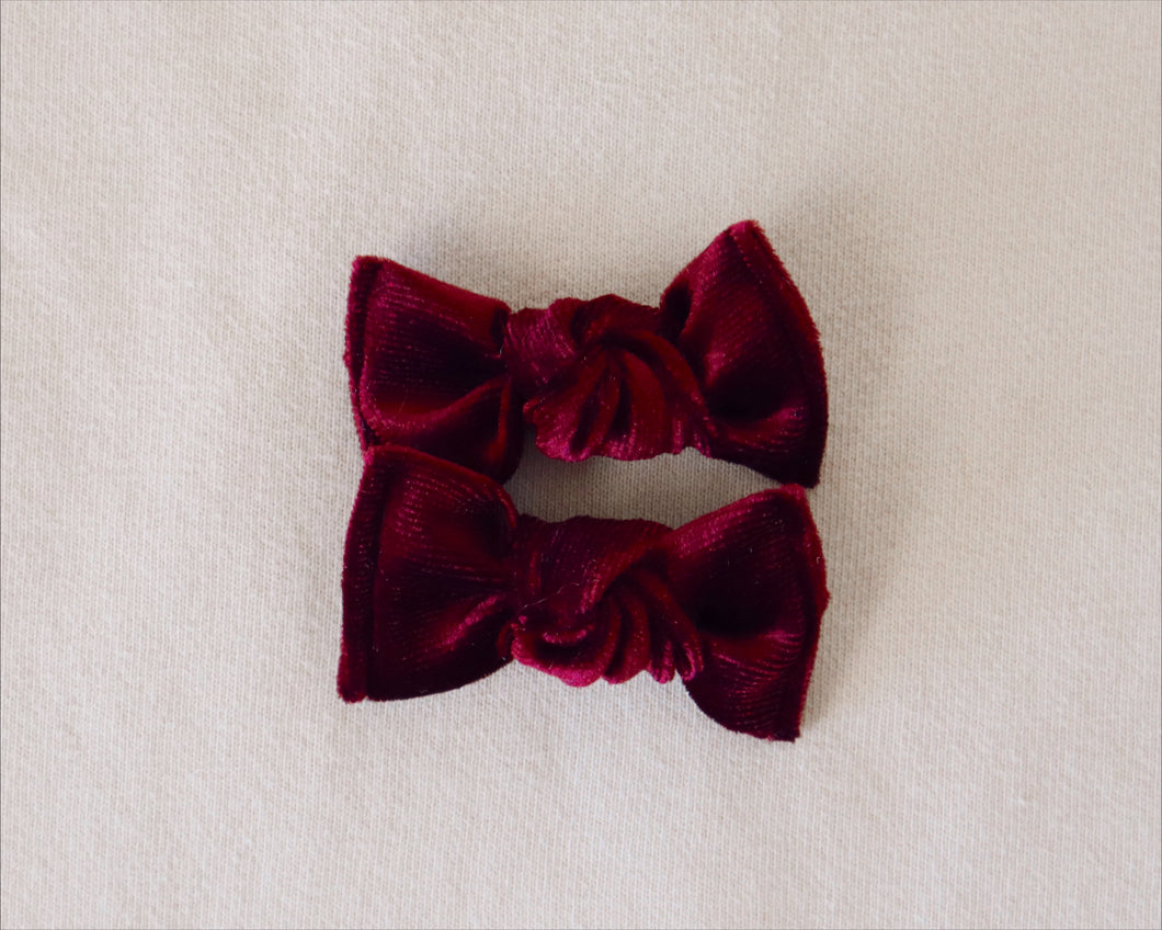 Dark Red BloomCLIPS set of 2