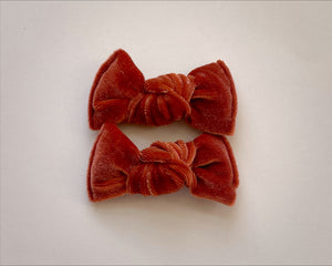 Rust Velvet BloomCLIPS set of 2