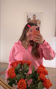Hot Pink GRWM Clips set of 2